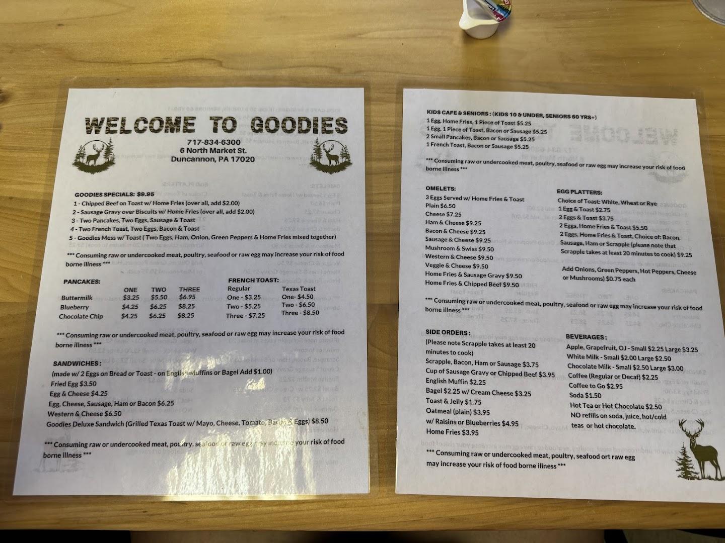 Goodies Restaurant (Breakfast)